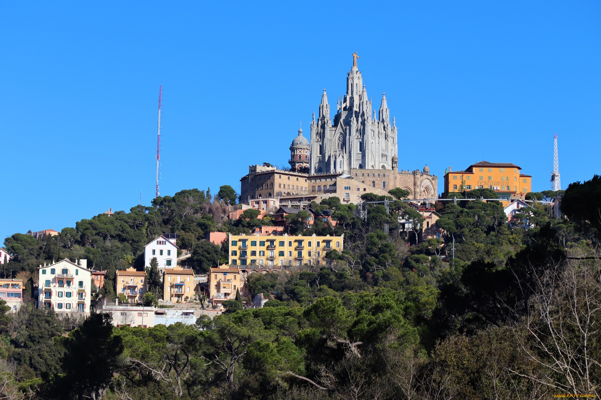 temple on tibidabo, ,  , , temple, on, tibidabo